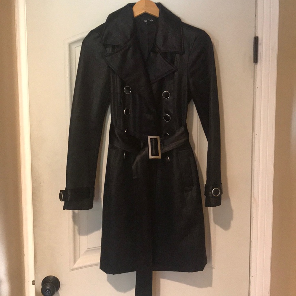 Women’s Bebe Long Coat (Black)